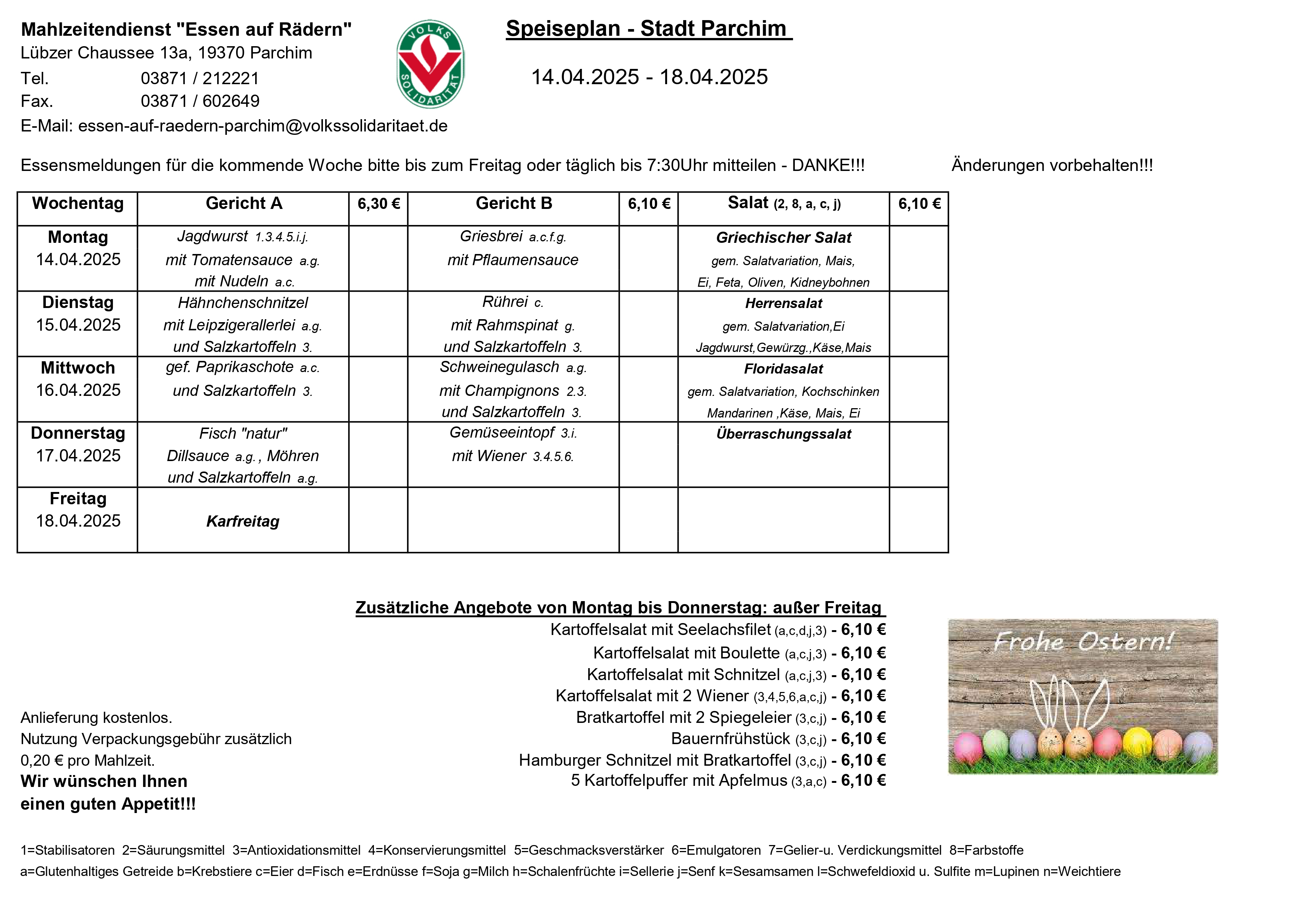 Essenplan