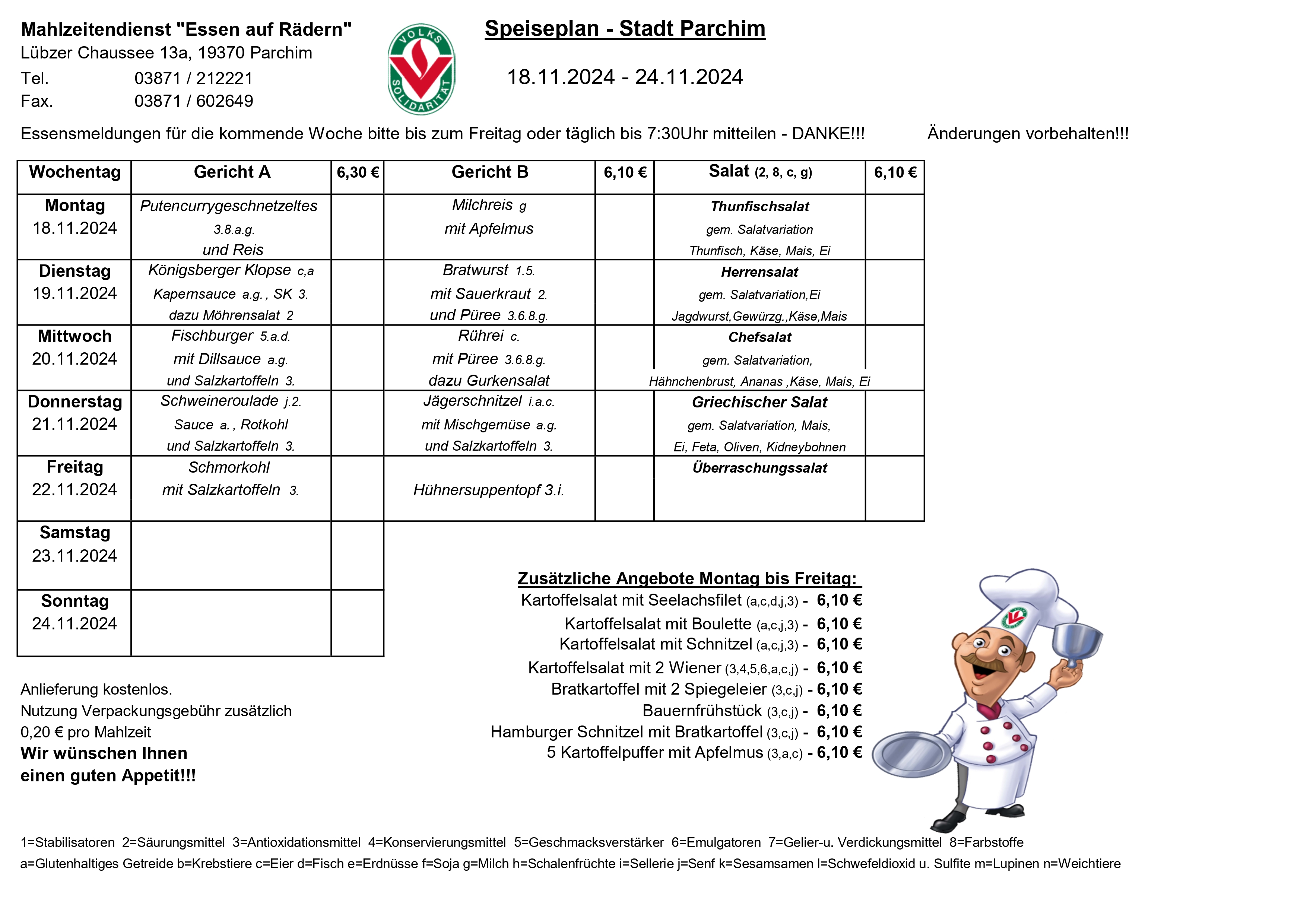 Essenplan