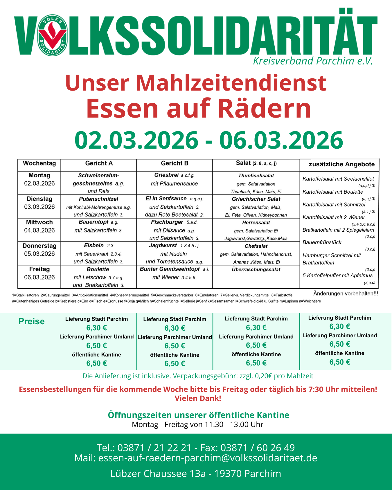 Essenplan