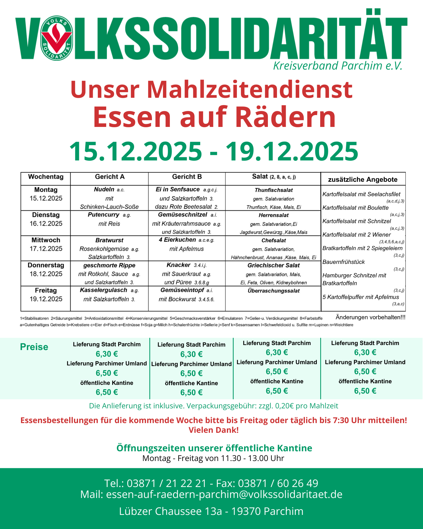 Essenplan